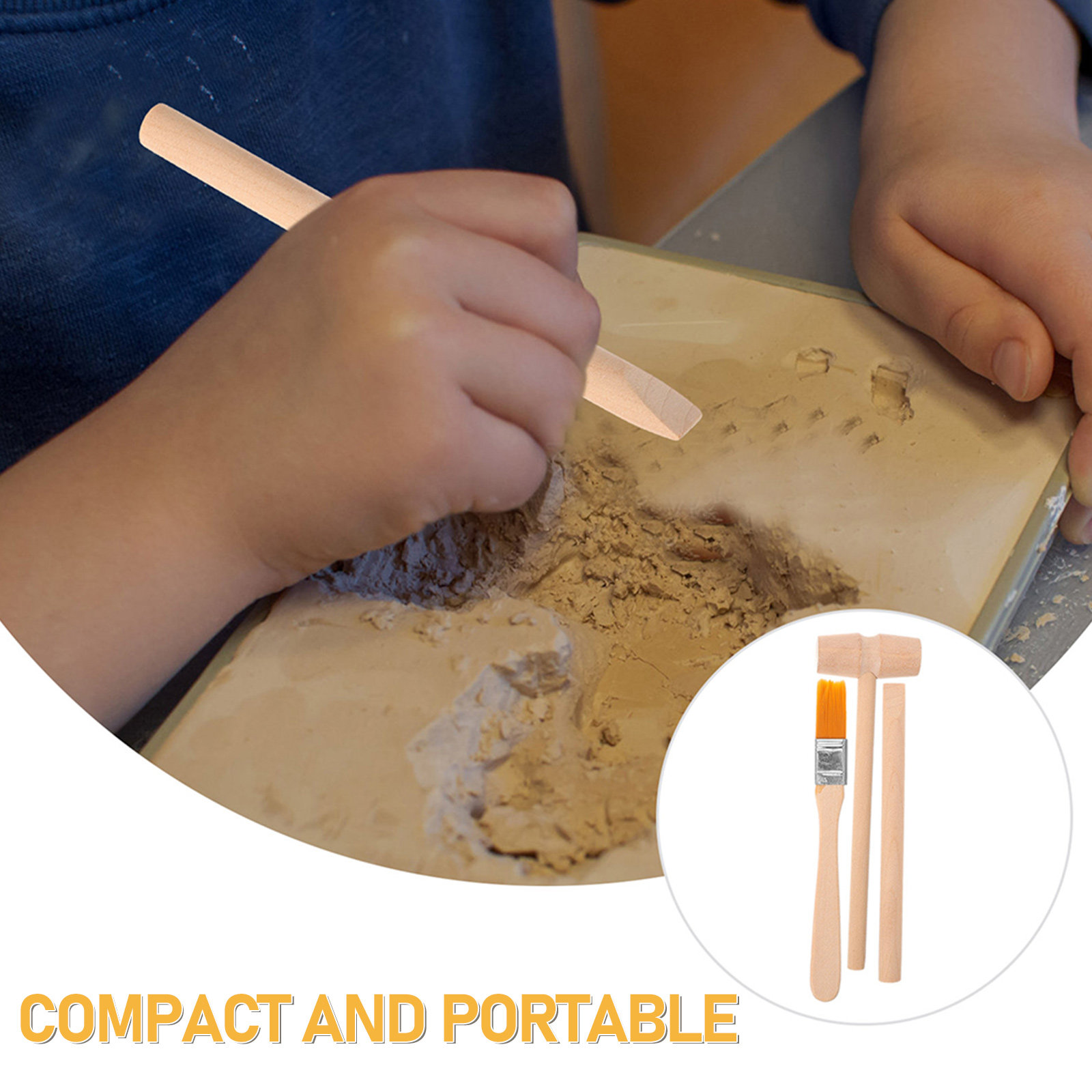 Kids Excavation Tool Set – Woo - Wood Chisel Set 评论和价格
